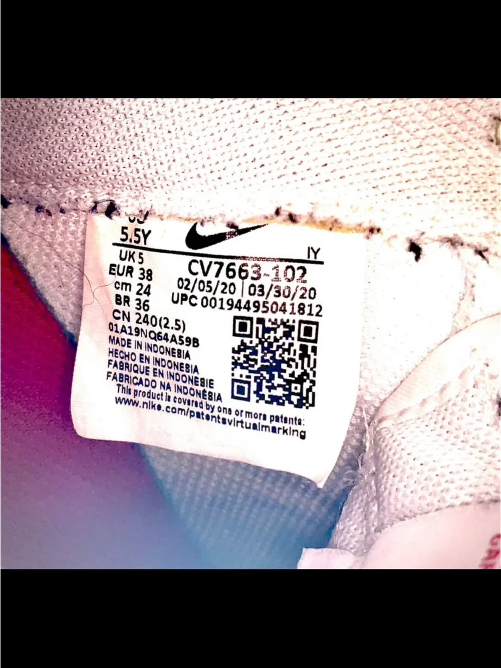 GS) Nike Air Force 1 'White Red Sole